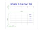 regał półkowy m8