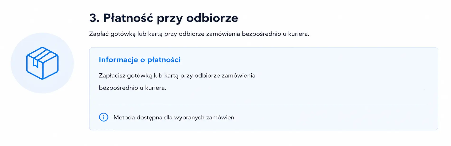 Płatność przy odbiorze regały metalowe