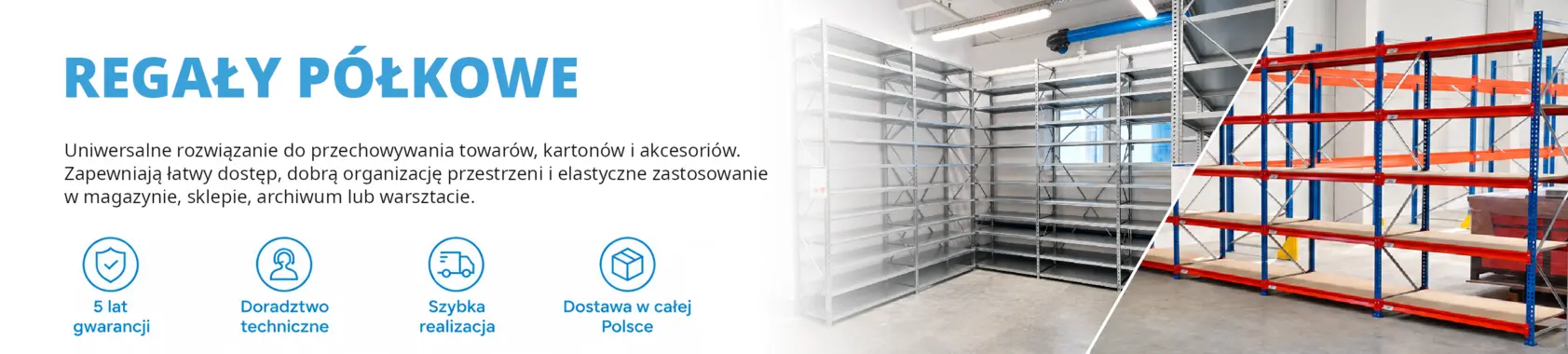 Regały półkowe