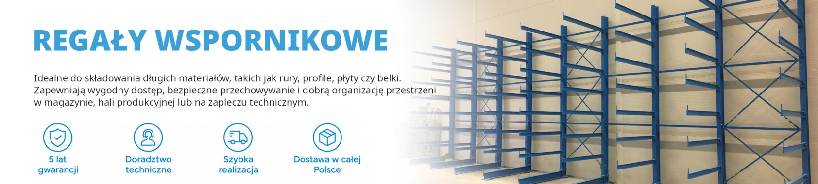 Regał wspornikowe