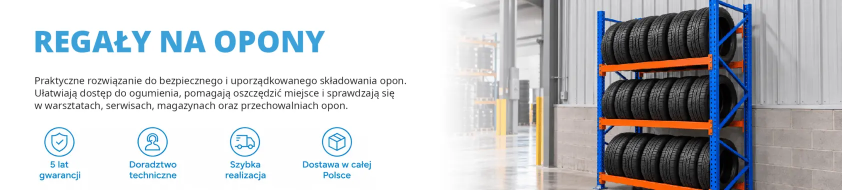 Regały na opony